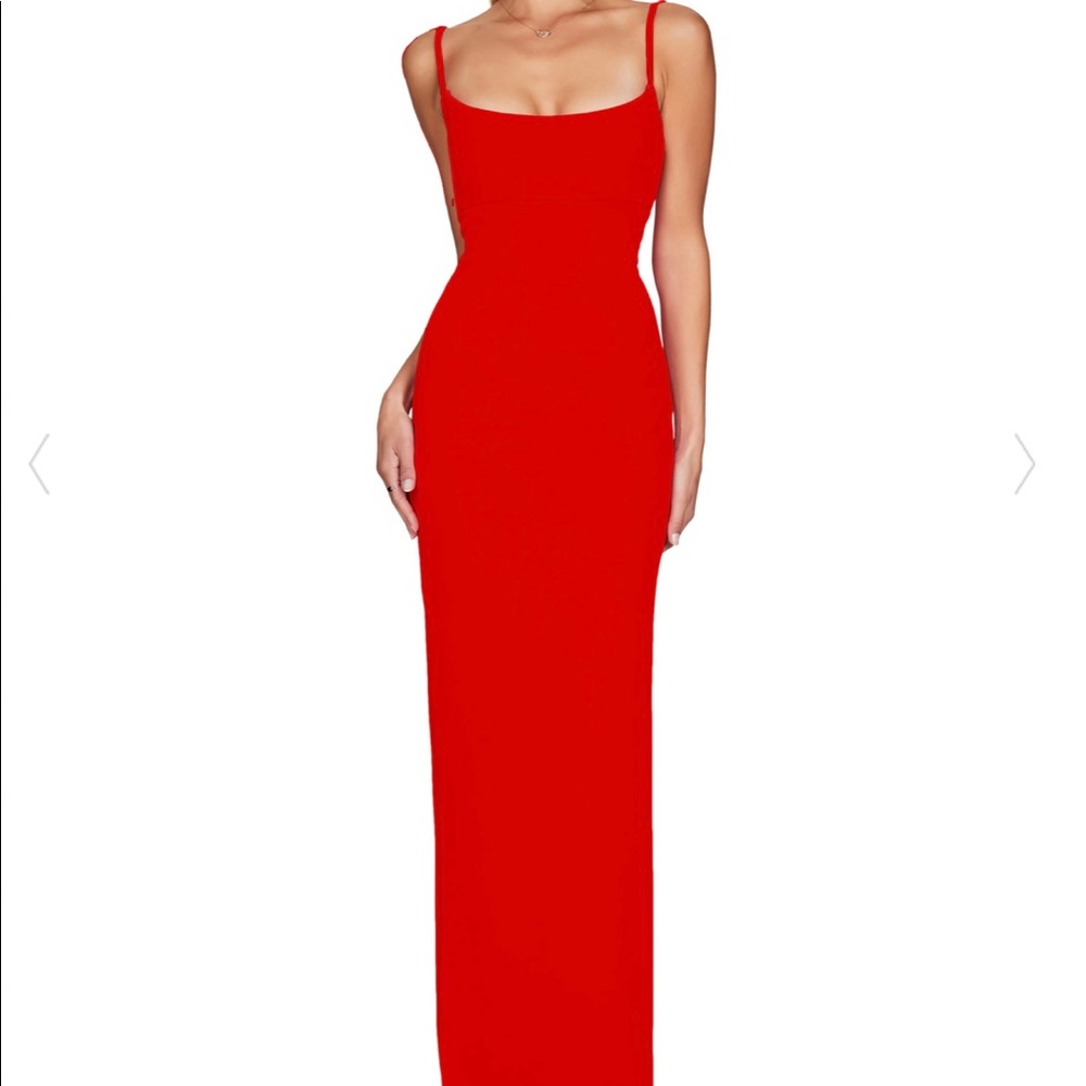 NOOKIE Bailey Gown in Cherry Red